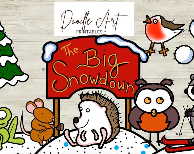 Featured listing image: The Big Snowdown Clip Art Pack
