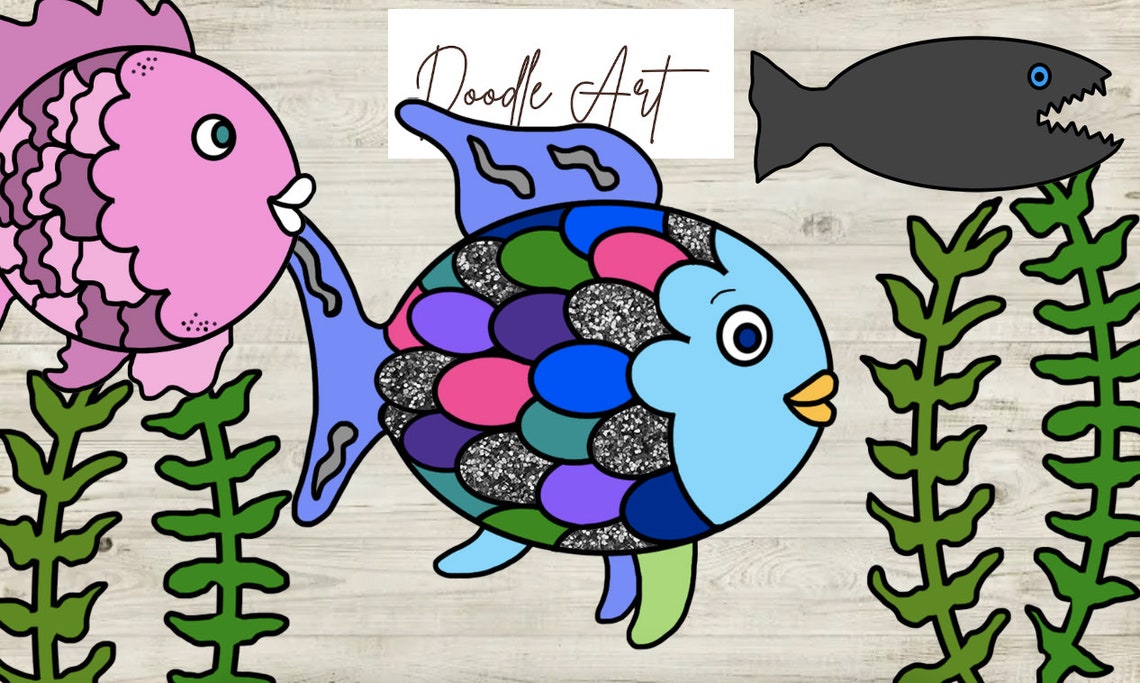 The Colorful Fish Clip Art Pack - Etsy