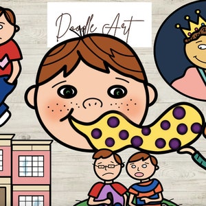 Tattle Tongue Clip Art Pack