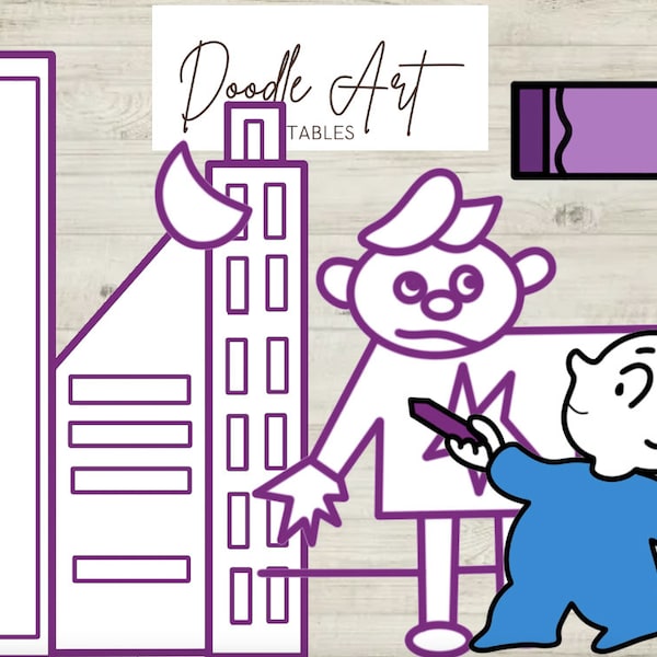 Purple Crayon - Etsy