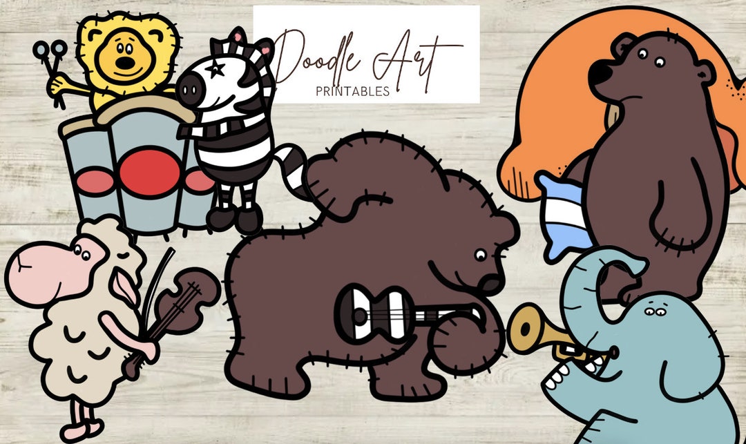 Bear is Very Noisy Clip Art Pack - Etsy