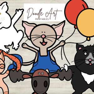 Mega-clipartpakket Mouse and Friends