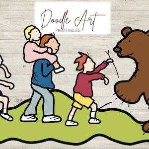 The Bear Hunt Clip Art Pack