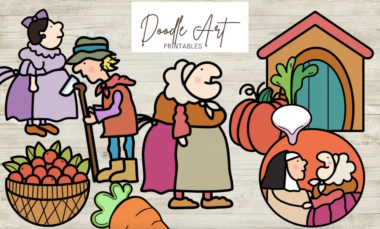 Strega Nona Harvest Clip Art Pack