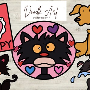 Imágenes prediseñadas de gatito malo