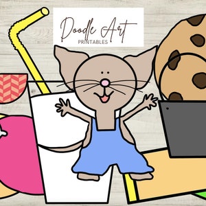 Pack d'images clipart Offrez un cookie à une souris