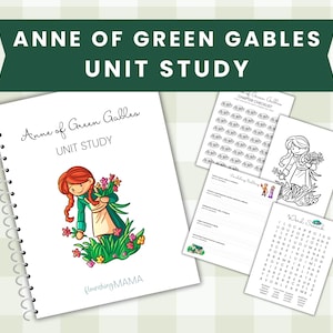 Anne of Green Gables Unit Study | Homeschool Unit Study | Literature Study