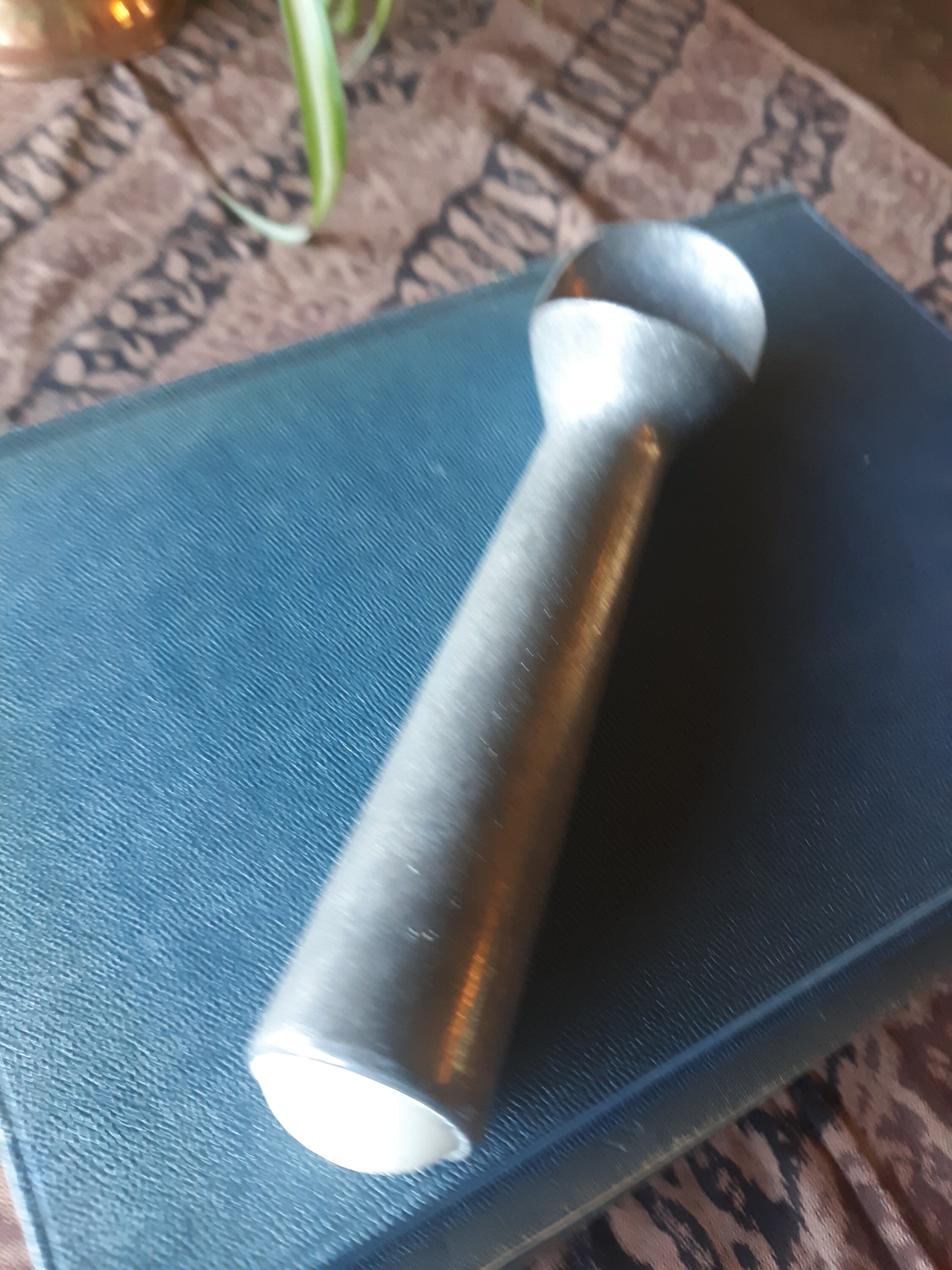 Vintage pampered chef ice cream scoop galvanized steel white bottom