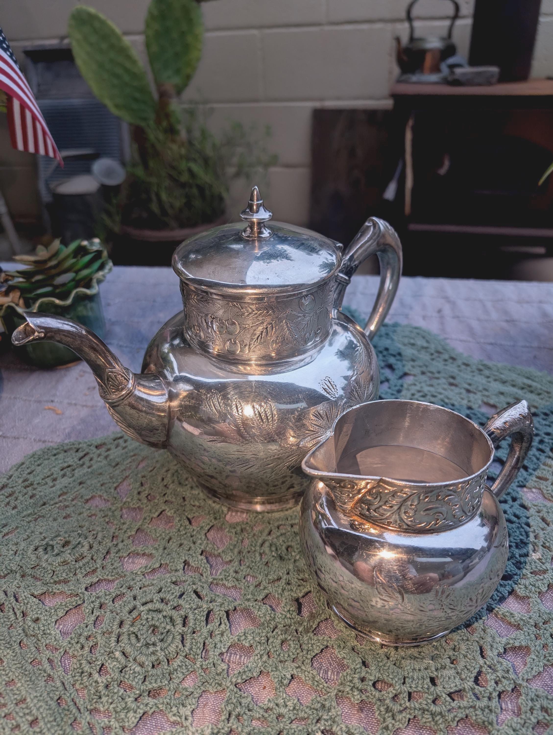 Rogers Bros Teapot - Etsy