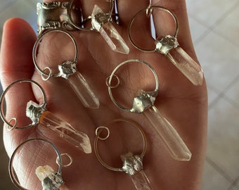 Clear Quartz necklaces