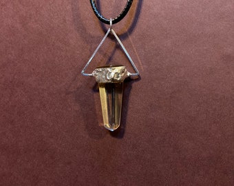 Natural Citrine gemstone necklace