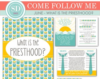 LDS YW Come Follow Me - June - What is the Priesthood? - Printable Lesson Helps- MB