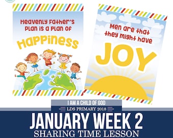 2018 January Week 2 Sharing Time Kit - Heavenly Father's Plan is a Plan of Happiness - MB