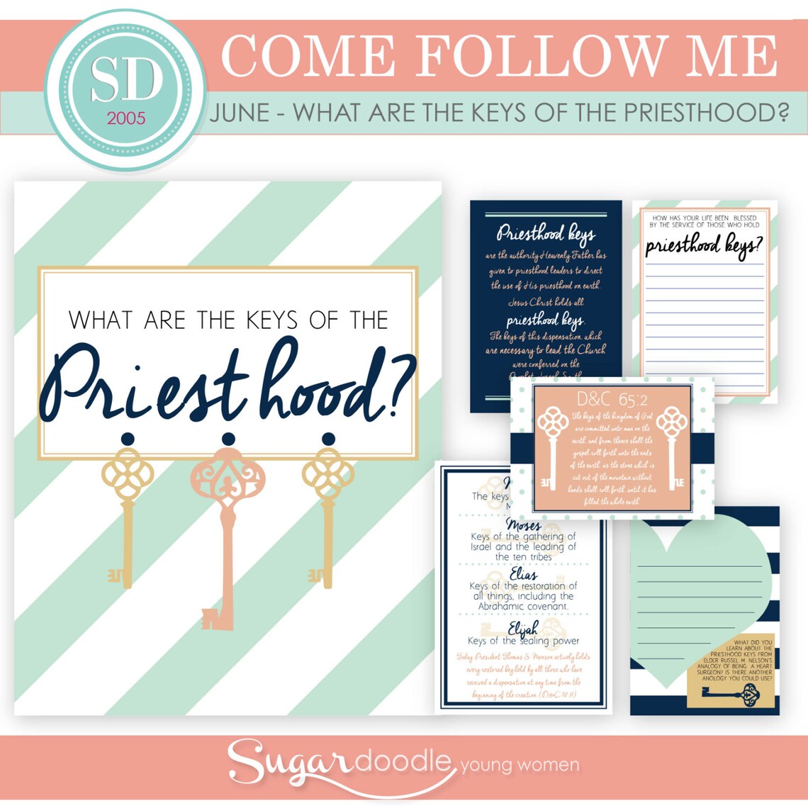 LDS YW Come Follow Me June What are the keys of the Etsy