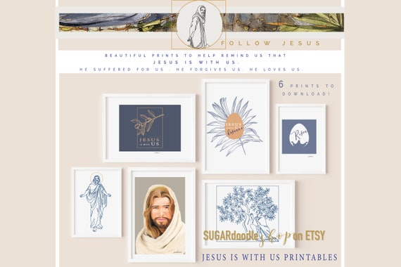 Jesus Printable L Lds Art L Jesus Christ Illustrations L | Etsy