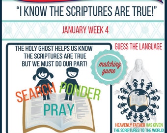 2016 - January Week 4 Sharing Time Kit