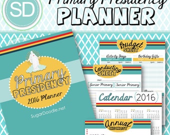 LDS Primary Presidency 2016 Planner - I know the scriptures are true