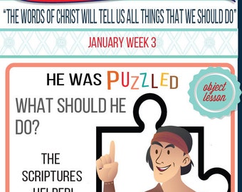 2016 - January Week 3 Sharing Time Kit