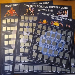 MST3K Watch List Scratch-Off Posters *WHOLE BUNDLE*