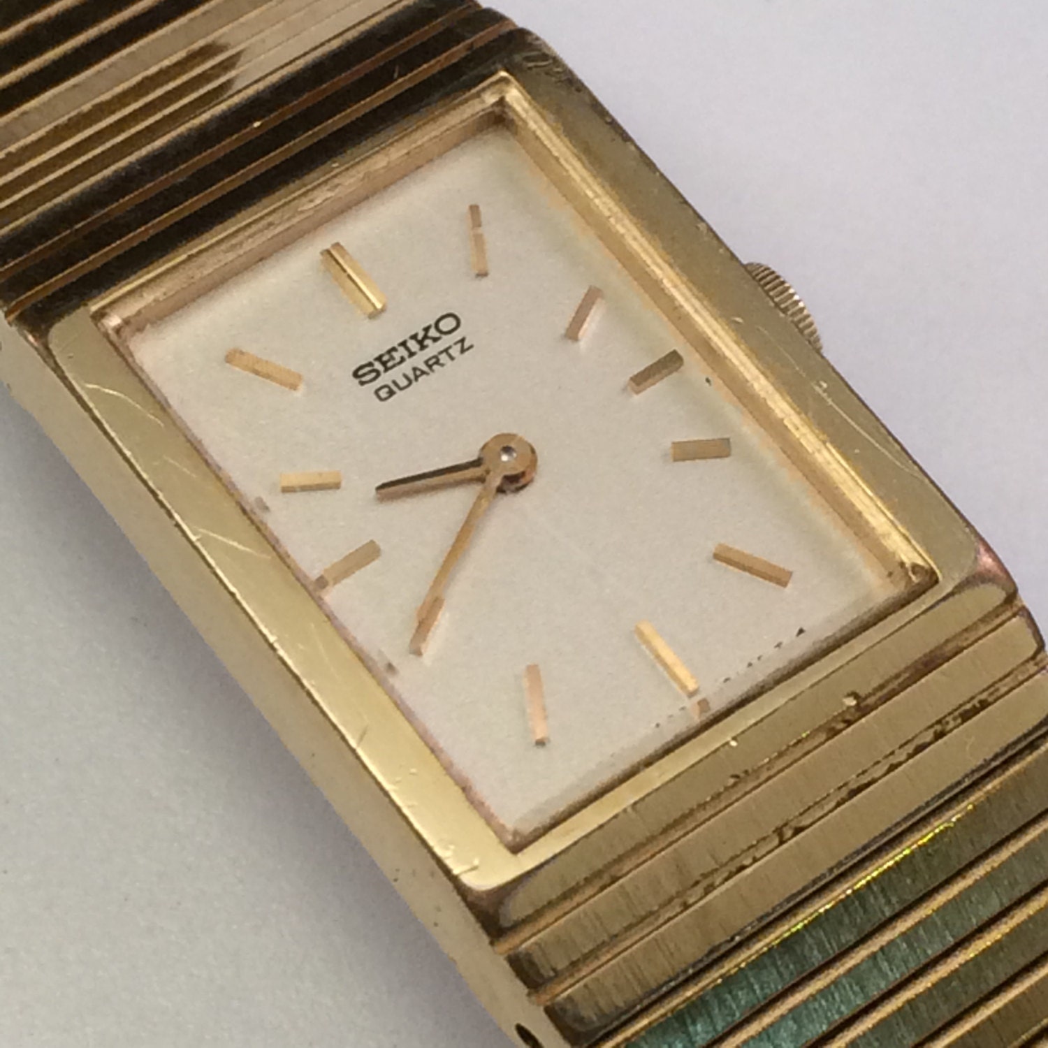 Women's Seiko Gold Tone Quartz Analog Vintage Watch Etsy