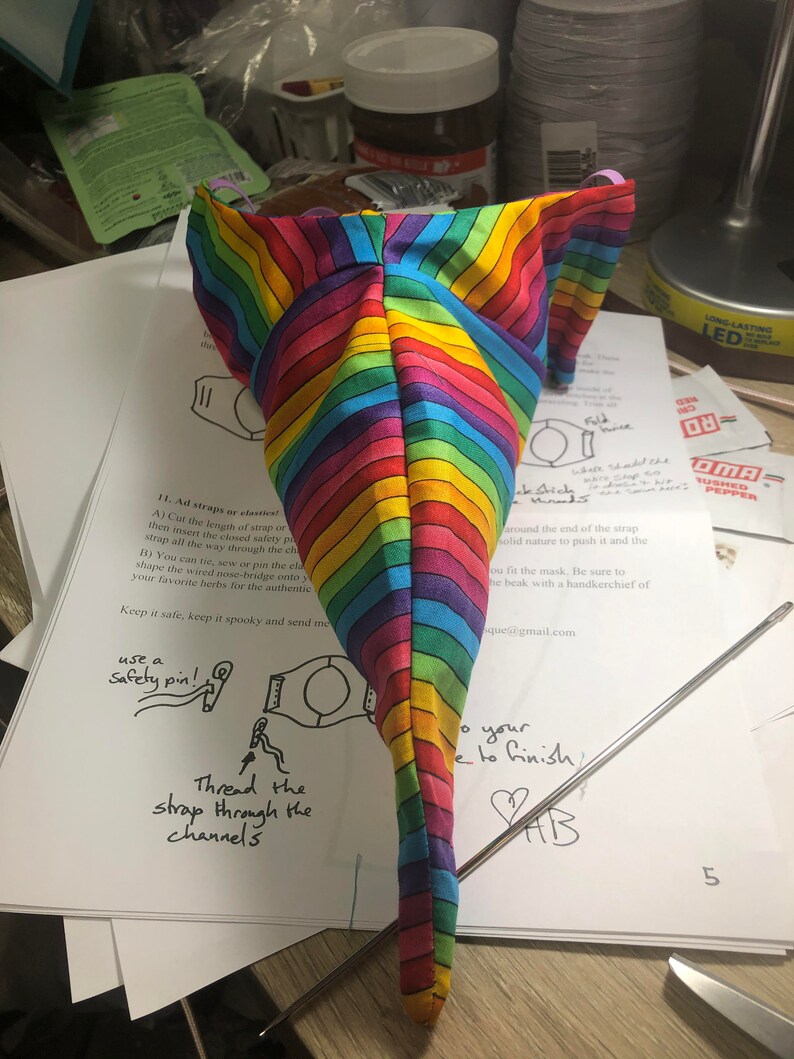 Plague Doctor Mask Pattern image 3