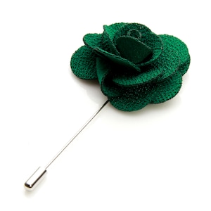 Flower Lapel Pin In Multiple Colors, Suit Lapel Pin, Men Brooch, Wedding Lapel Pin, Flower Brooch, Usher Brooch, Needle Brooch
