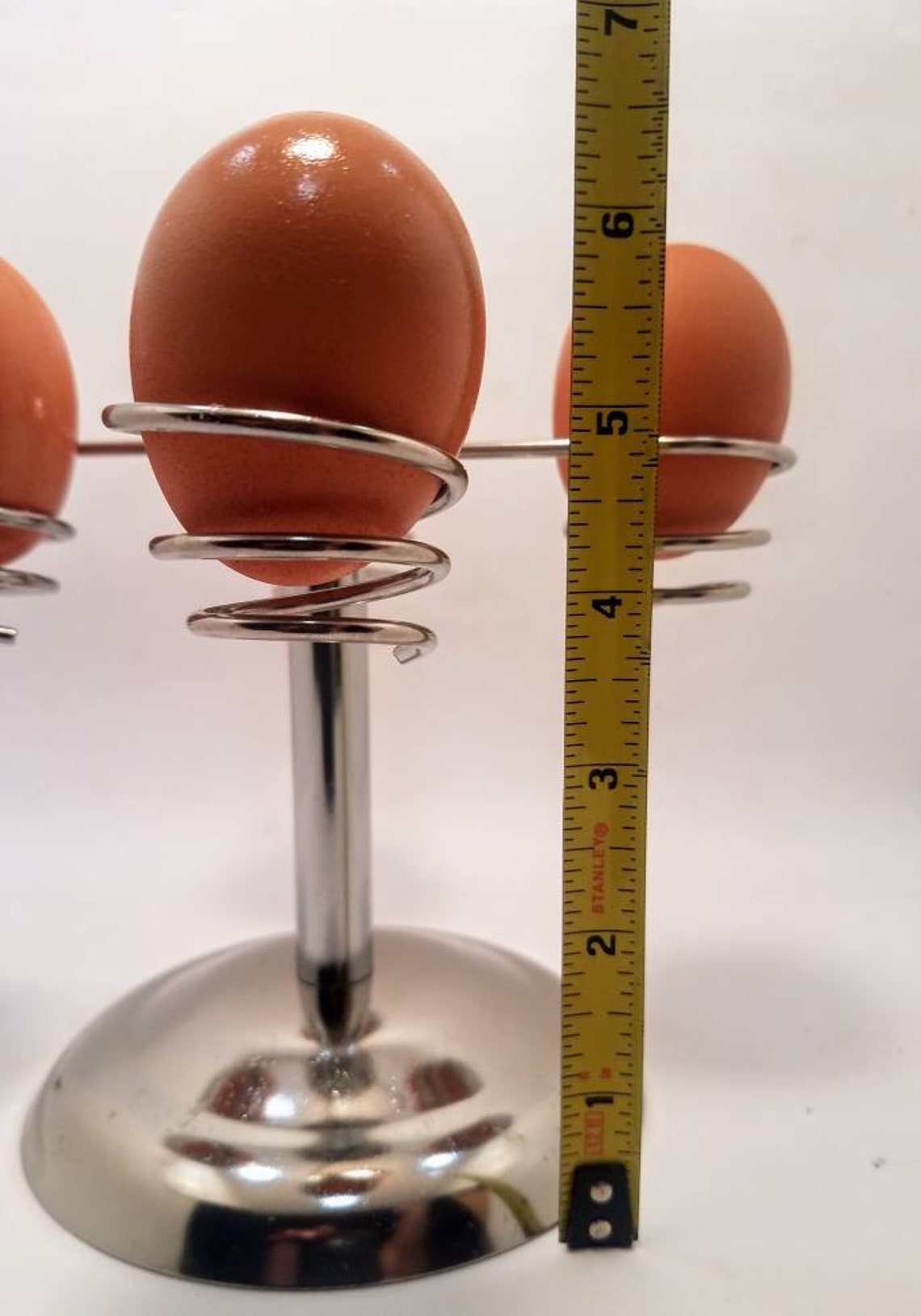Metal Egg Holder 4 Egg Display Boiled Egg Server Metal Display Etsy
