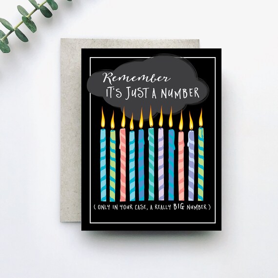 Joyeux Anniversaire Bougies Vieillir Ancien Drole De Cœr Etsy Canada