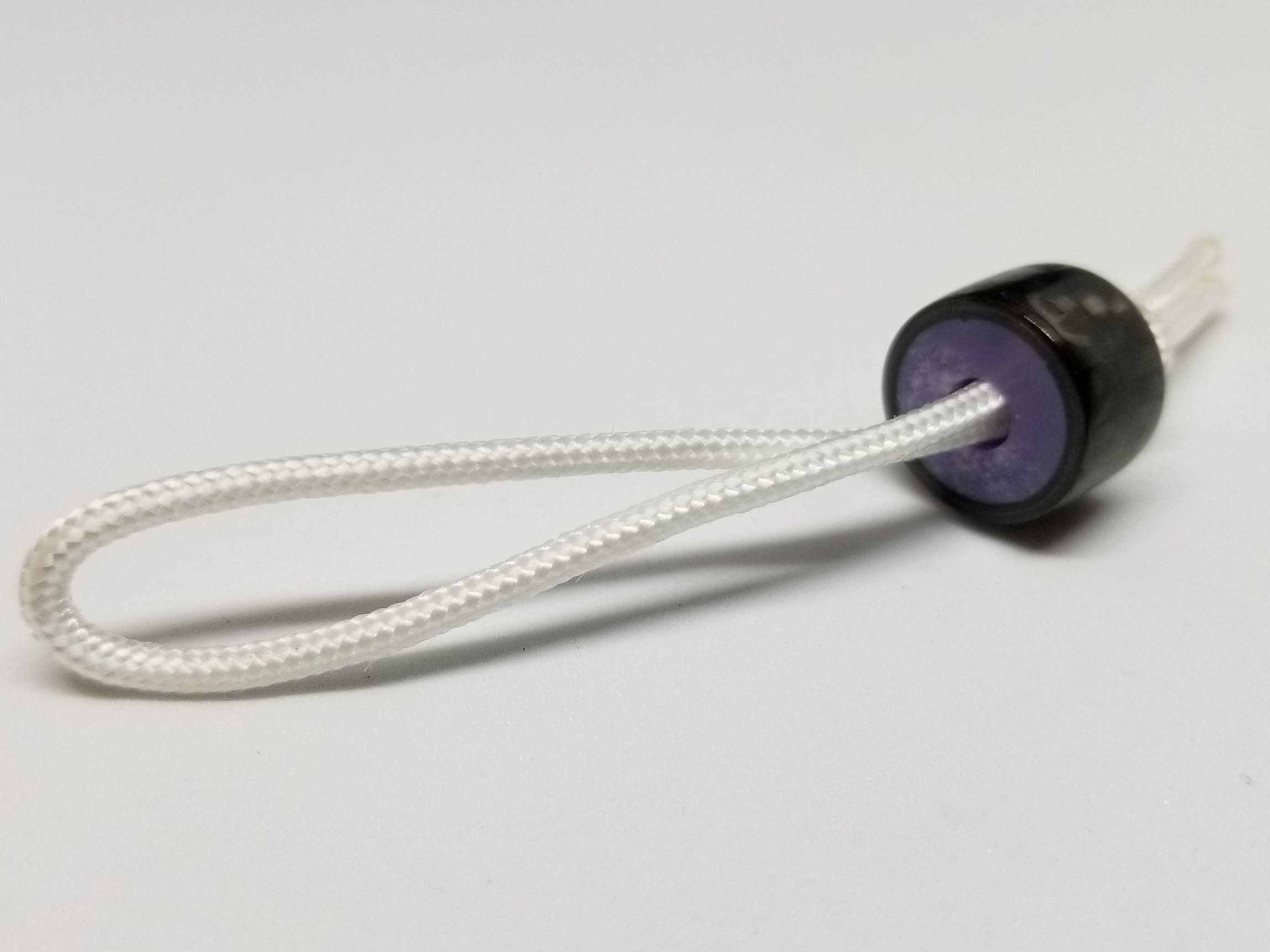 Carbon Fiber Bead With White To Purple Fade Resin Liner White Etsy