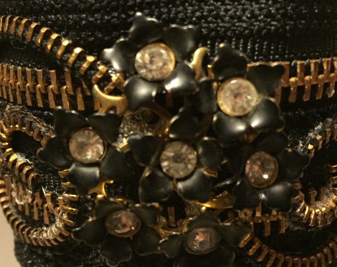 Heartless Revival Zipper Cuff Bracelet