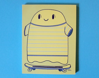 Skater Ghost Notepad