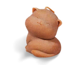 Cute Cat Candle - Scented - Handmade, Personalised, Funky, Gift Talking Point, Custom Made Colours Soy Wax Vegan, all natural