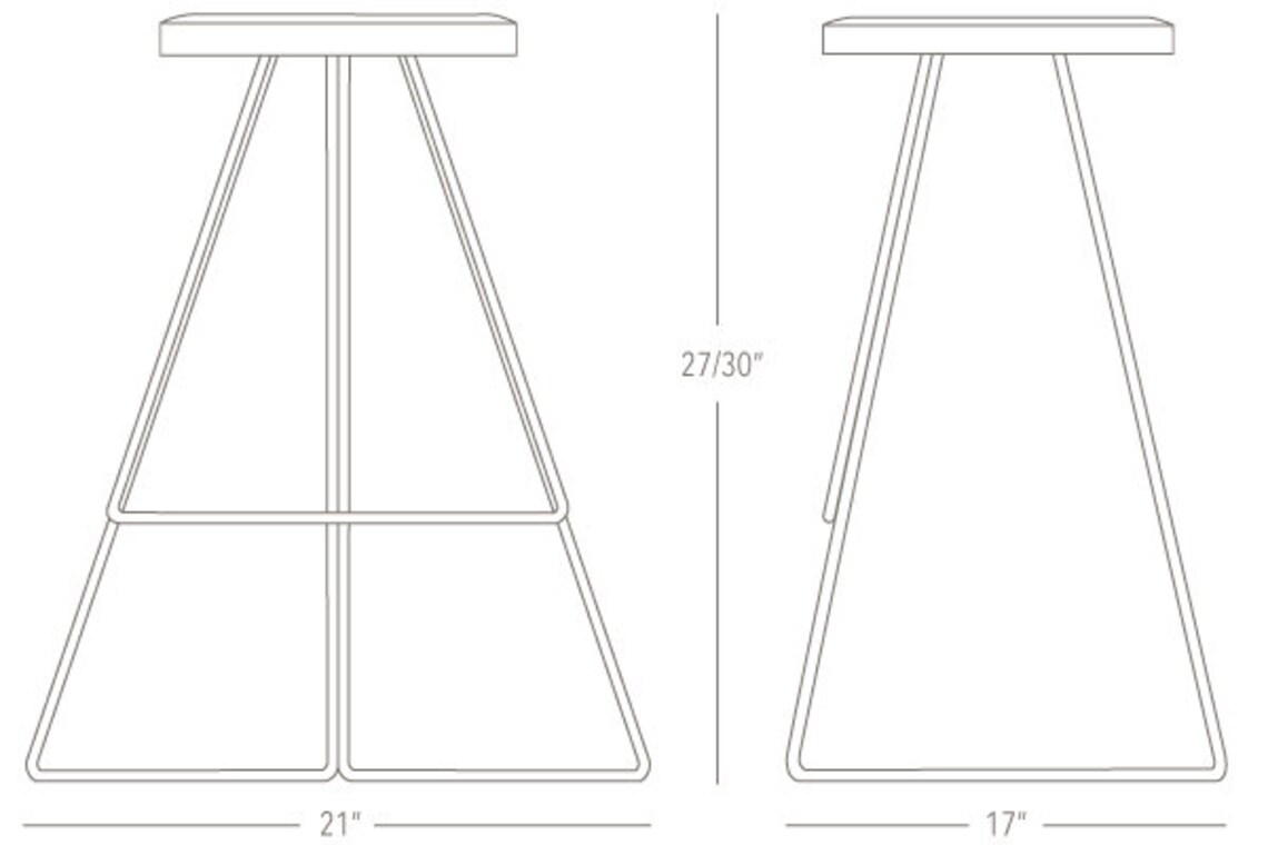 The Coleman Stool Black & Charcoal Winner Best Furniture Etsy