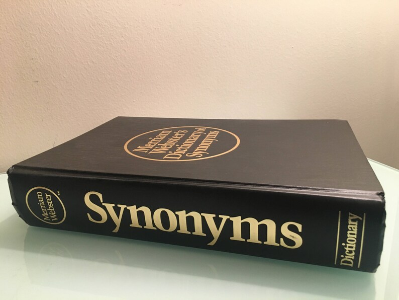 Secret Stash Book Webster S Dictionary Of Synonyms Etsy