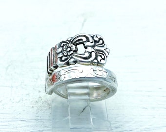 Spoon Ring, Silver Plated, Vintage 'Scandinavia' 1970 Silverware Jewellery, Classic, Timeless, Elegant, Handmade, Upcycled, Unique Spoon