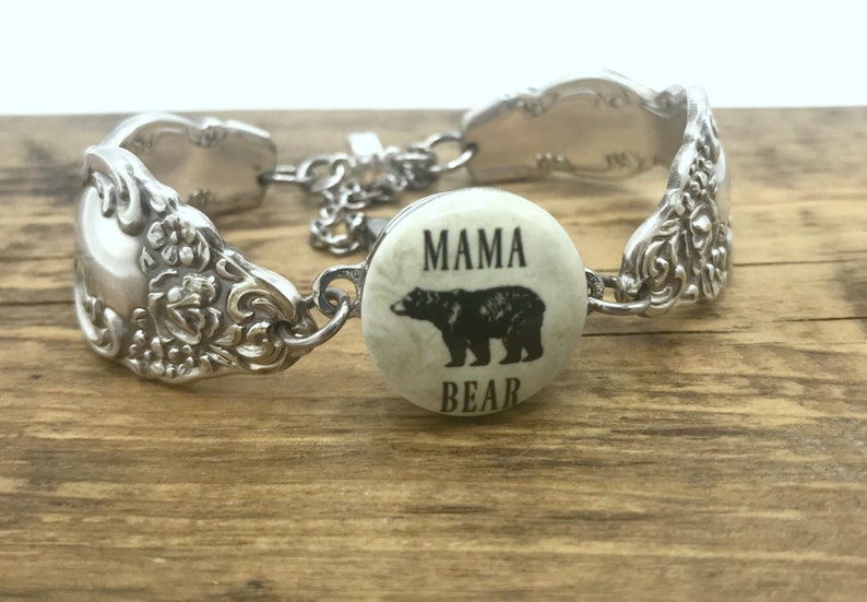 Magnolia /& Vine Gingersnaps Brands Mama Bear Sugar Skull Blessed Grandma Interchangeable Snap Button-18mm-Exchangeable Jewelry-Charm Noosa