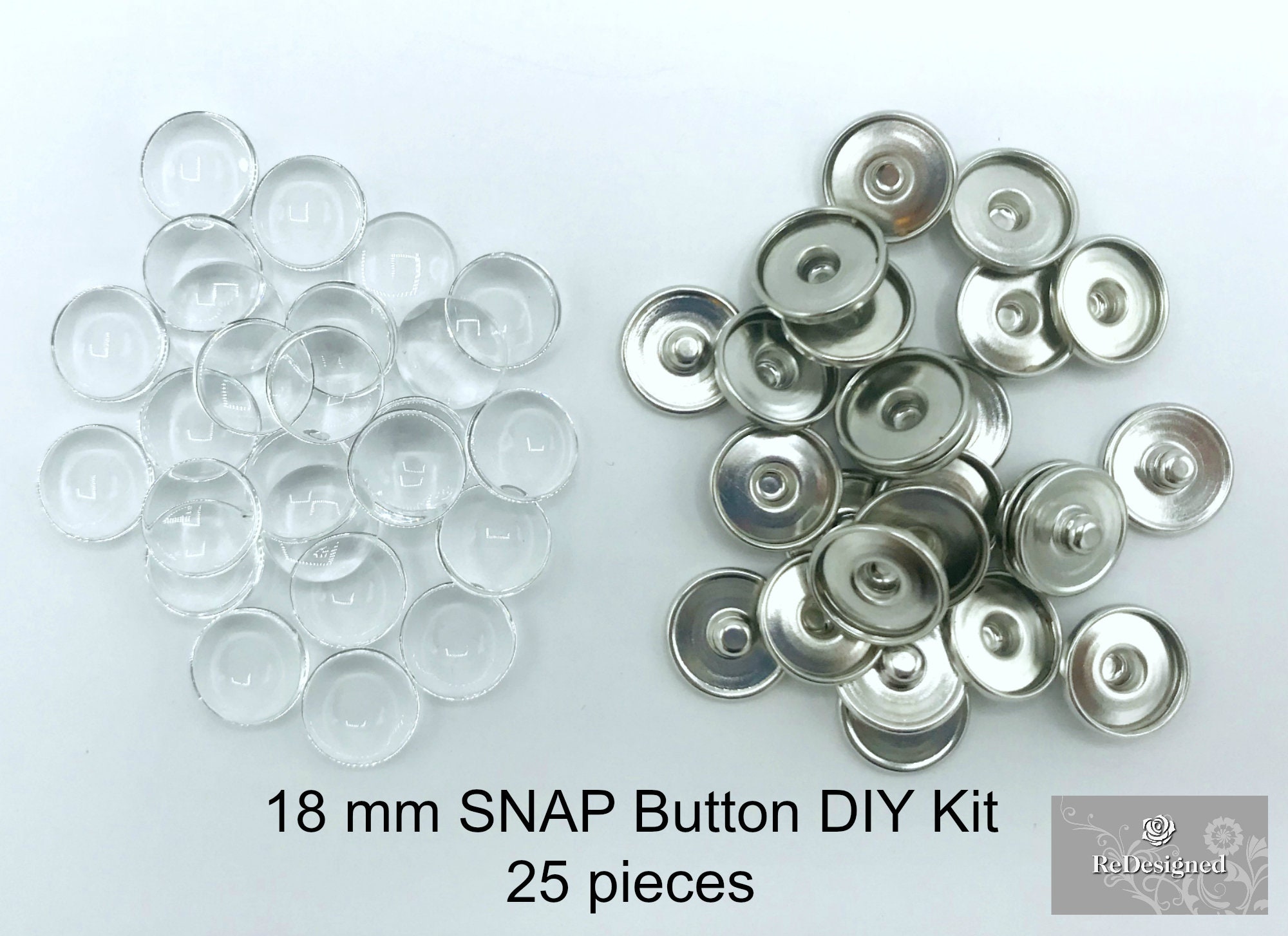 Diy snap button best sale jewelry