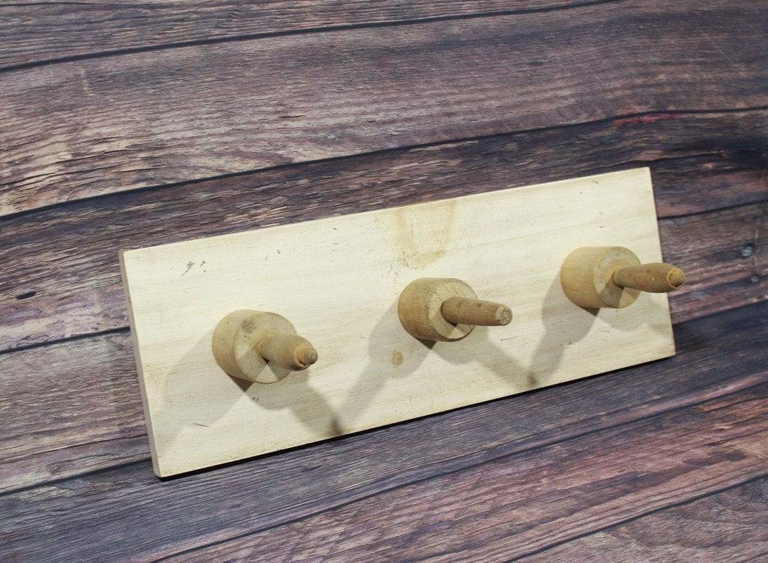 Wall Coat Hanger, Kitchen Towel Hanger for Wall, Wooden Cloth Hanger