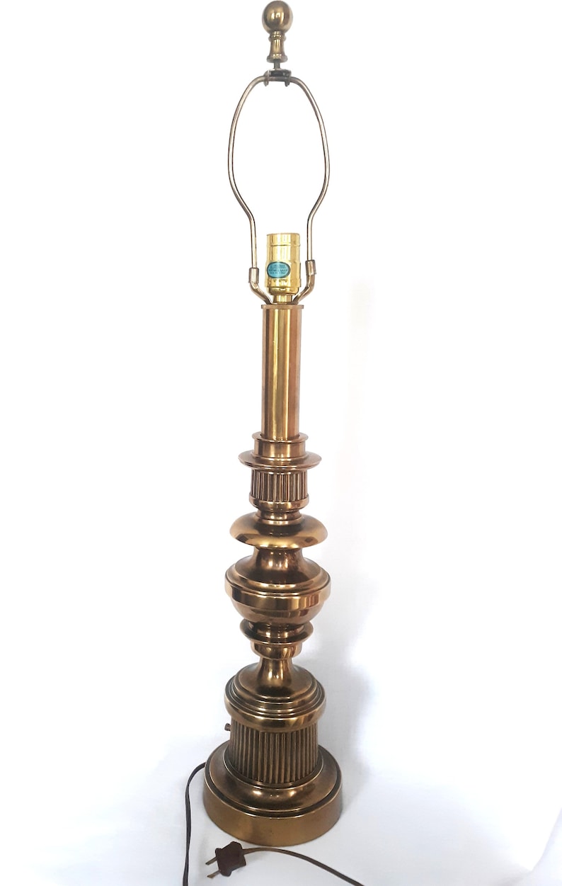 Vintage Stiffel Lamps >> Vintage Stiffel Lamp Hollywood Regency Solid Brass Heavy Tall Etsy Vintage Stiffel Lamps >> Vintage Stiffel Lamp Hollywood Regency Solid Brass Heavy Tall Etsy