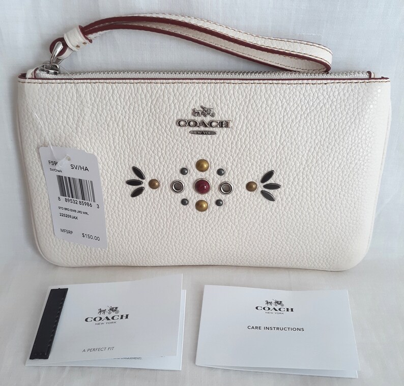 coach large wallet wristlet
