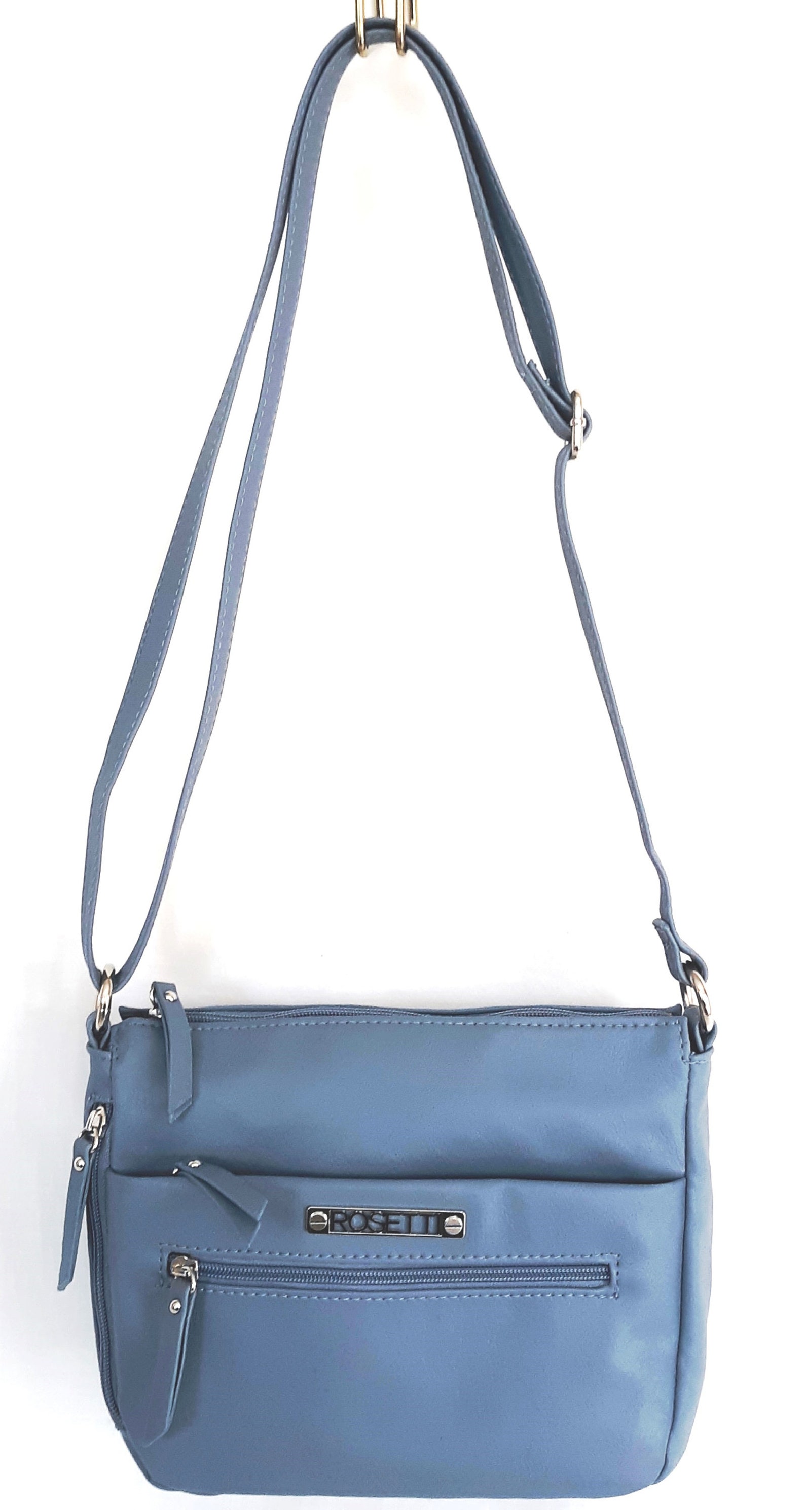 Rosetti Small Blue Bag Soft Simulated Leather w/Adjustable Etsy