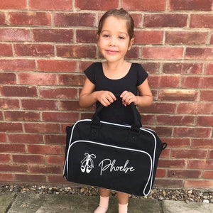 Personalised Dance Bag Kids Girls Childrens Ballet School image 1