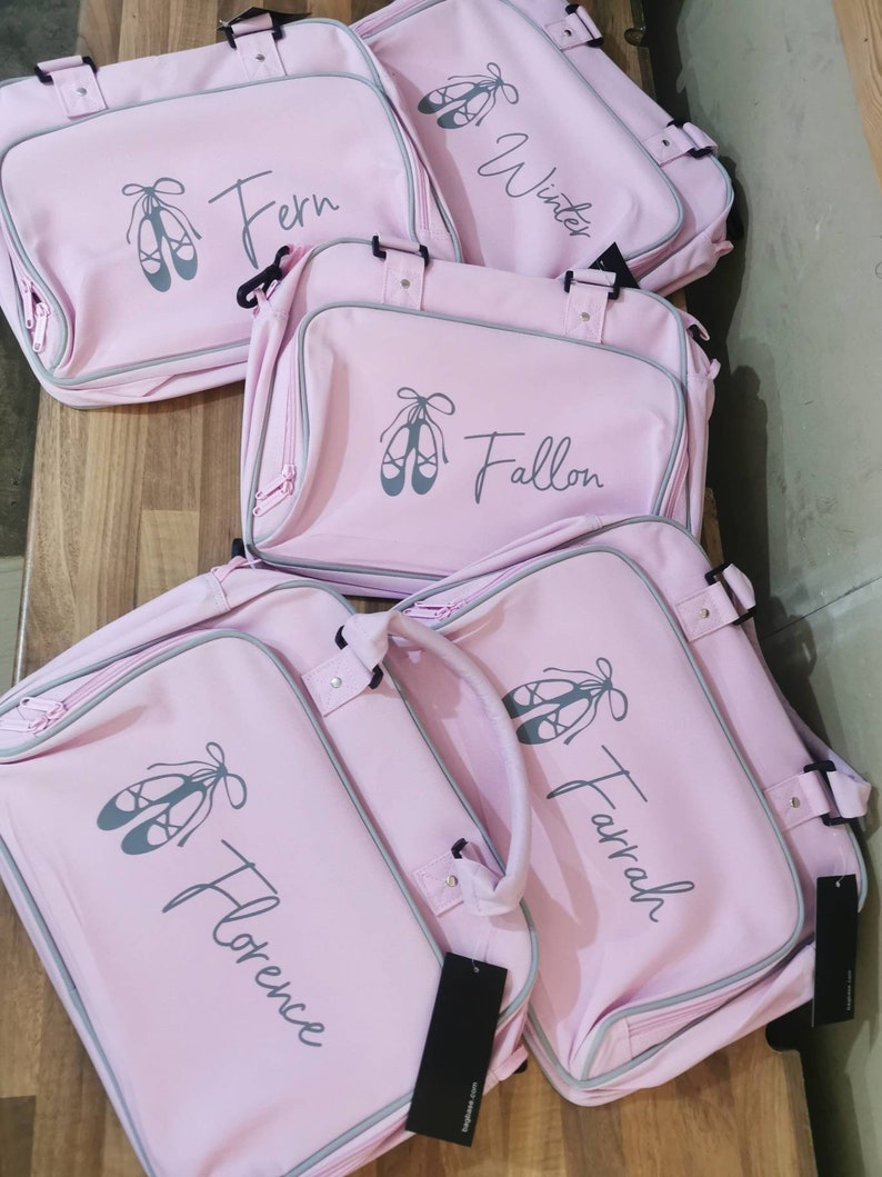 Personalised Dance Bag Kids Girls Childrens Ballet School image 5