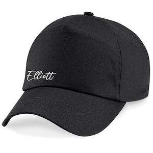 Kids personalised initial snapback hat, boys girls name cap, childrens clothing, personalised loungewear, custom outfit. CHOICE OF COLOURS.