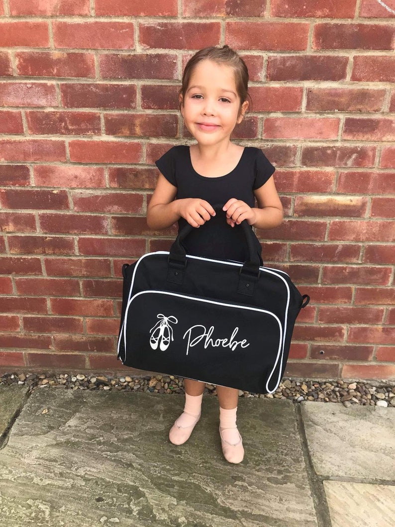 Personalised Dance Bag Kids Girls Childrens Ballet School image 1