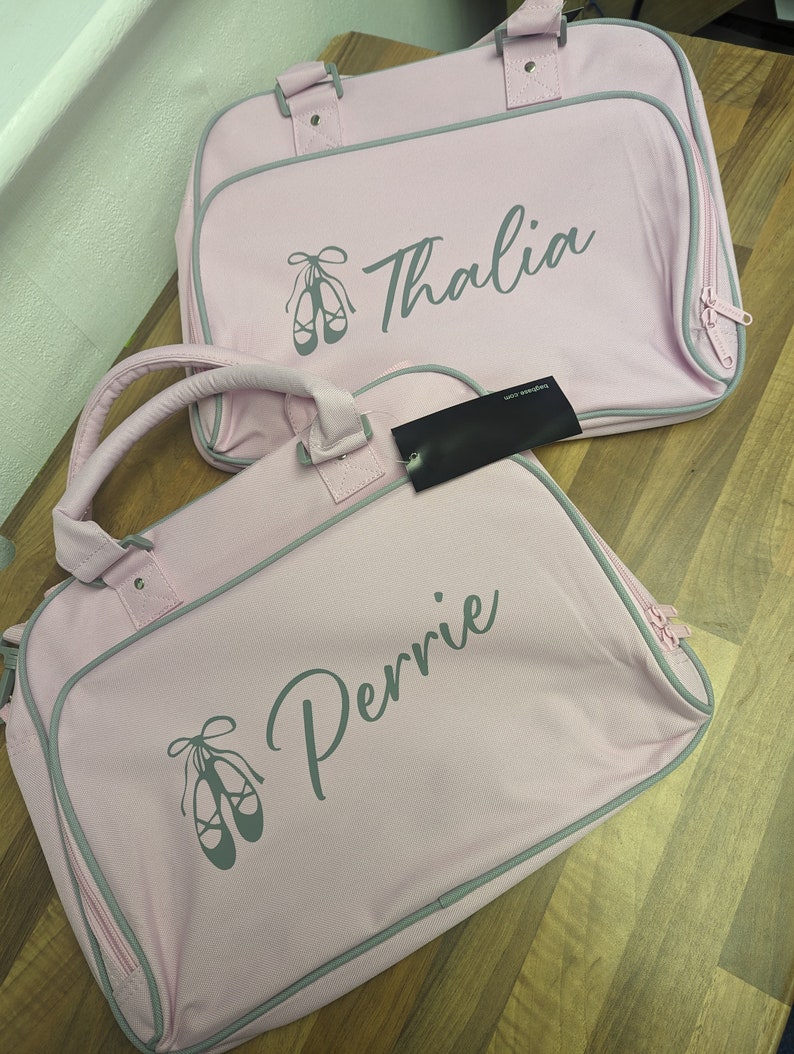 Personalised Dance Bag Kids Girls Childrens Ballet School image 2