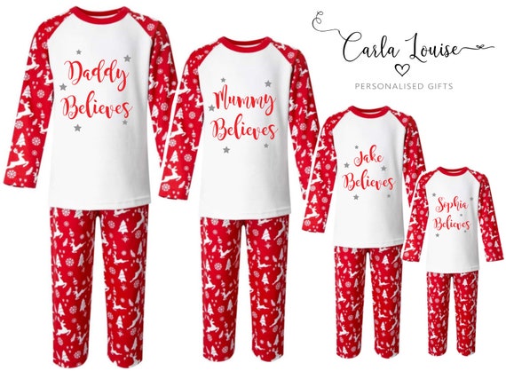 mum and dad christmas pajamas