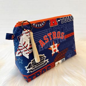 Béisbol de los Houston Astros, Neceser de Houston, Neceser de viaje de los Astros, Regalo para fanáticos del béisbol de los Astros, Béisbol Houston, Mujeres y hombres