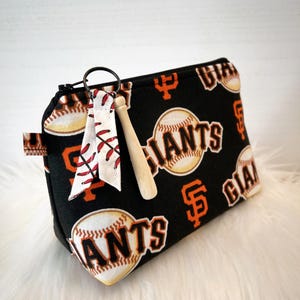 San Francisco Giants - Giants Kosmetiktasche - Kreditkartentasche - Boxy Pouch - Giants Baseball Reisetasche - Giants Make-up Tasche Federmäppchen