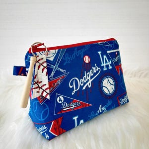 Los Angeles Dodgers Kosmetiktasche - Dodgers Zubehör Beutel - Dodgers Make-up Tasche - Dodgers Boxy Tasche - Dodgers Make-up Tasche - LA Dodgers Geschenke